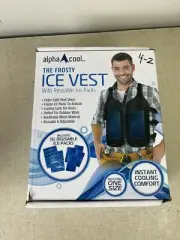 AlphaCool Original Cooling Ice Vest One Size NEW IN BOX ALPHA COOL