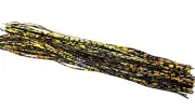 RUBBER SILICONE LEGS - Fly Tying Material - GOLD/ BLACK - 44 Sili Legs - NEW!