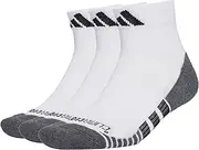 [adidas] Unisex Adult's Performance CLIMACOOL Cushioned Quarter Socks 3-Pack