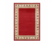 Amnah Bordeaux Red Base Rug