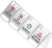 HAWILLOSCH 4pcs Simulated Traffic Ornaments Street Sign Traffic Stop Sign for Driving Games for Plastic