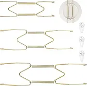 KALIONE 3 Pack Plate Hangers for Walls, Wall Plate Hangers Stainless Steel, 8" 10" 12" Plate Holders for Displaying on Wall, Gold Plate Wall Hangers for 5-10.5inch Decorative Plates