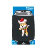 Corgi Dance Christmas Xmas Funny Novelty stubbie holders Stubby Holder
