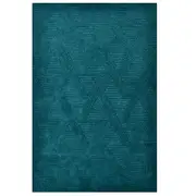 Contemporary Handmade Wool Rug-Paradise 6347-Turquoise-160x230cm