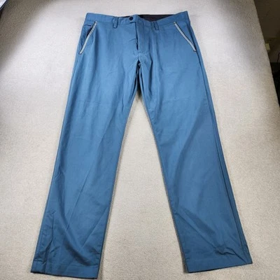 Ted Baker Golf Pants Mens Size 38R Blue Comfortable New With Tags