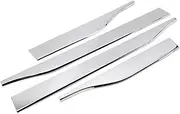 4PCs Car Sticker Door Side Cover Chrome Molding Trim Compatible for Toyota RAV4 XA50 2019 2020 2021 2022 2023 Body Protection Trim Strip