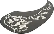 GREENADSCAPE Folk Guitar Pickguard Scratch Decorative Protector Plate for Acoustic Guitars Creative Engraved Design Compatibility