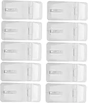 Mipcase 20 Sets Transparent Lock Hinge Clear Gate Lock Hasp Cabinet Hinges Transparent Hinge Hasps Mini Hinge Door Hasp Latch Mini Hasp Latches Door Latch Hasp Mini Cabinet Hasp Acrylic