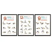 [Namly Design] Poster - Yoga Poses Set / Set of 3