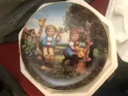MJ Hummel Collectors Plate Apple Tree Boy and Girl Danbury Mint Little Companion