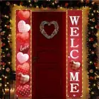 180cm Valentine Day Banner Porch Sign Front Door Decor Wedding Decor