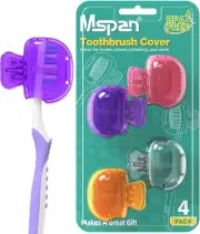 Electric Toothbrush Head Cover: Sonic Toothbrush Cap Travel Protector Plastic Br