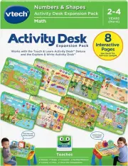 VTech Touch and Learn Activity Desk Deluxe Expansion Pack - Numbers and Shapes