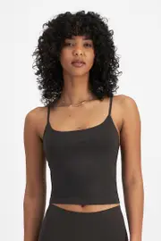 [Bonds] Bonds Women's Bases Seamless Singlet Bra in Dusted Black Size: 8 8 Dusted Black