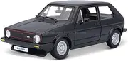 Die-cast Alloy 1:24 for Volkswagen Scirocco R Golf MK1 GTI 1979 Simulation Car Model Die Casting Mini Vehicle Model Series Miniature Vehicle(1979 Black)