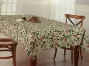 St. Nicholas Square Happy Hollydays Fabric Oblong Tablecloth - 60x120 NWT