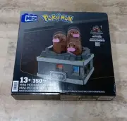 MEGA Nintendo Pokemon Mini Motion Dugtrio 350 Piece Building Blocks Set HTH73