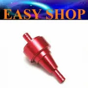 Red 1/4'' 6mm Inline Gas Fuel Filter Motorcycle For Kawasaki KX250F Ninja 250R
