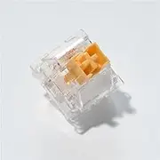 Outemu Silent Peach V3 RGB Switch, Pre-Lubed Silent Linear Transparent Switch for Custom Mechanical Keyboard(110PCS)