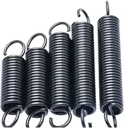 Dual Hook Tension Spring,10Pcs Hooked Steel Tension Spring Outside Diameter 4mm Wire Diameter 0.5mm Length 15-60mm Tension Spring,0.5 X 4 X 35mm,One Size (Color : 0.5 X 4 X 60mm)