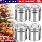 Stainless Steel Spice Jar Salt And Pepper Shaker Condiment Bottle Wtih Lid OZ