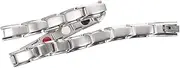 Healeved Magnet Titanium Bracelet Hematite Jewelry for Women Mens Bracelets Magnetic Bracelets for Men Anklets Bracelet for Men Bracelet Decoration Hand Jewelry Stainless Steel