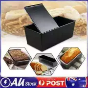 Non-stick Toast Box Kitchen Bread Loaf Tin Pan Mold With Lid Baking Tool Mould
