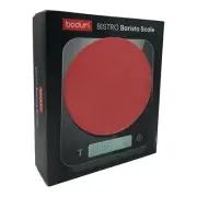 Bodum Barista Coffee and Food Scale with Built-in Timer, 6 in x 5 in, Black