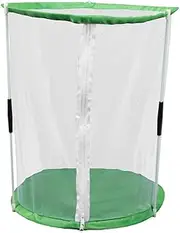 Butterfly Breeding Cage Insect Observation Mesh Net Cylinder Cage for Garden