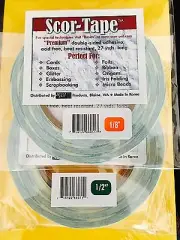 Trial PACK! Scor-Tape Adhesive 1 each 1/8" & 1/2" Scor-Pal FREE SHIPPING!!
