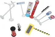 KOMBIUDA 1 Set Miniature Traffic Sign Lightweight Model for City Simulation Traffic Scene Signs for Creative Play for Learning