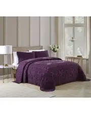 Beatrice Home Fashions Medallion Chenille Bedspread