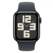 Apple Watch SE (GPS 40mm) Midnight Aluminium Case with Midnight Sport Band - S/M