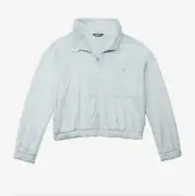 The North Face Girls Osolita Full Zip Jacket Ice Blue Size Large 14-16 NWT
