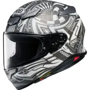 NXR 2 Beaut TC-6 Matt Black White Full Face Helmet
