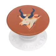 PopSockets PopGrip with Swappable Top & Stand - Be Rooted Taurus