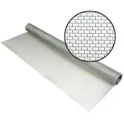 Aluminum Window Screen Roll 72x50ft Silver Insect Mesh Door Repair Material