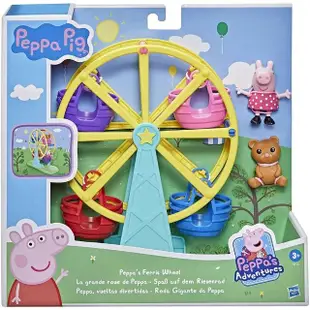 【Peppa Pig 粉紅豬】粉紅豬小妹 佩佩豬歡樂摩天輪遊戲組 F2512(佩佩豬)