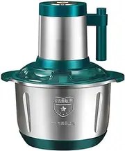 High-Power 5L Stuffing Machine, Fully Automatic Household Electric Meat Grinder Multifunctional Kitchen Food Processor for Meat/Fish/Vegetable/Baby Food,A