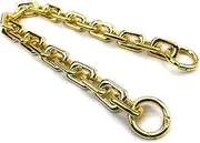 VersaKits Heavy Chunky Link Chain Strap Purse Handbag Top Handle Shoulder Straps Accessories Decoration Chain Strap Extender Charms Replacement(14.9'' K Gold)