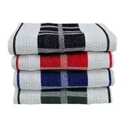 4PK J.Elliot Chef Absorbent 50x70cm Cotton Tea Towel Kitchen Dish Cloth Assorted