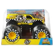 New HOT WHEELS 1/24 Monster Jam Trucks TAXI Giant Wheels Die-Cast