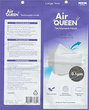 [10 Pack] [Air Queen] 3-Layers Face Safety Mask for Adult + 1 Free KF94 Mask [Individually Packaged] [Both Made in KOREA]