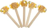 ABOOFAN 5pcs with Small Bee and Honey Tabletop Tiered Tray Decor Bee Themed Decoration