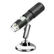 Digital Microscope Compatible with Laptop Mobile Phone Computer(Black) J8Z5