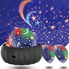 Rotating Night Light Room Star Projector Kids Starry Sky Ceiling Wall Decor Toy
