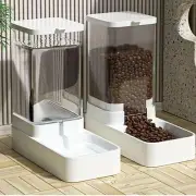 Gravity Pet Feeder and Water Dispenser Set Automatic Dog Feeder Cat Water Di