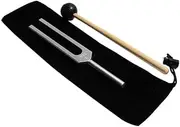 FUNOMOCYA Clinical Tuning Fork 512hz Aluminum Alloy Tuning Fork with Hammer for Hearing Evaluation Audio Testing