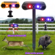 Solar Motion Sensor Alarm, Outdoor Animal Repeller Repellent Garden Cat Dog Fox
