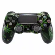 Glossy finish Weed Controller for Sony Playstation PS4 Wireless